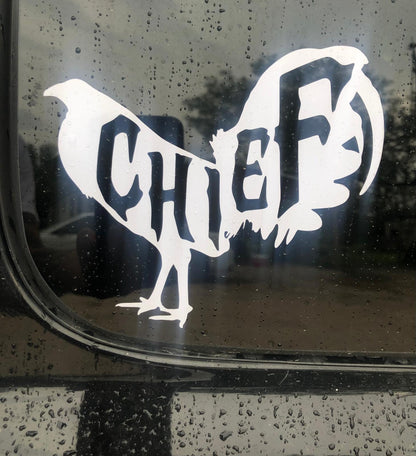 Rooster vinyl sticker